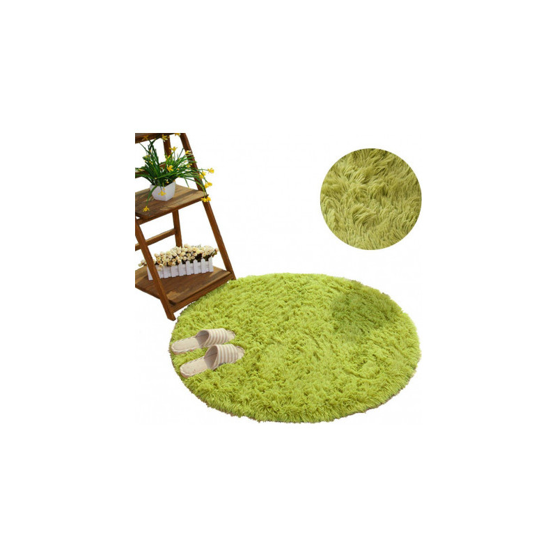 Strado Strado Shaggy apvalus kilimas 300x300 GreenGrass (žalias) uniwe