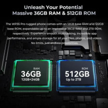 Oukitel WP35 Pro 5G 12 / 512 GB pilkas Oukitel WP35 Pro 5G 12 / 512 GB pilkas