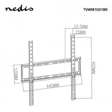 Nedis TVWM1031BK
