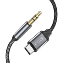 Tech-Protect UltraBoost USB-C to 3.5mm mini jack 1m Black Tech-Protect UltraBoost USB-C to 3.5mm mini jack 1m Black