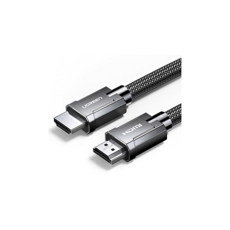 Ugreen HDMI 2.1 kabelis 8K 60Hz / 4K 120Hz 3D 48Gbps 2m pilkas