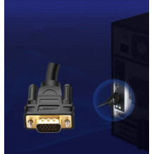 Ugreen VG101 11630 VGA (male) - VGA (male) cable FHD 1.5 m Black Ugreen VG101 11630 VGA (male) - VGA (male) cable FHD 1.5 m Black