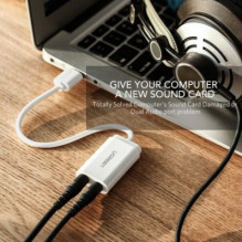 Ugreen 30143 USB 2.0 External Sound Adapter for PC Ugreen 30143 USB 2.0 External Sound Adapter for PC