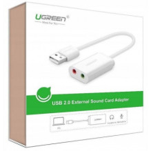Ugreen 30143 USB 2.0 External Sound Adapter for PC Ugreen 30143 USB 2.0 External Sound Adapter for PC