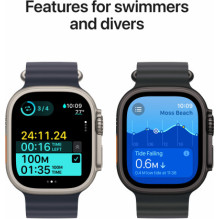 Apple Watch Ultra 2 (2024) 49mm Black Titanium / Black Ocean Band Apple Watch Ultra 2 (2024) 49mm Black Titanium / Black Ocean Band