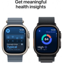Apple Watch Ultra 3 49mm Black Titanium / Black / Charcoal Trail Loop - S / M Apple Watch Ultra 3 49mm Black Titanium / Black / Charcoal Trail Loop - S / M
