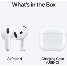 „Apple AirPods 4“ su aktyviu triukšmo slopinimu (MXP93ZM / A) „Apple AirPods 4“ su aktyviu triukšmo slopinimu (MXP93ZM / A)