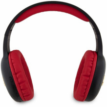 HELLO KITTY Bicolor Kitty Metal Head Logo Bluetooth Stereo Black / Red