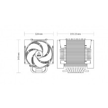 Arctic Freezer 4U-M juodas Arctic Freezer 4U-M juodas