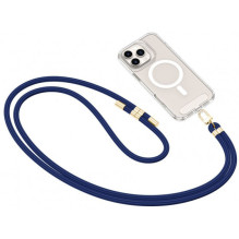 Tech-Protect C7S Rope Crossbody Strap Navy Blue / Gold
