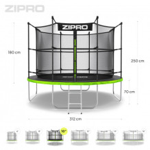 Zipro Jump Pro Inner Net 10FT 312cm Zipro Jump Pro Inner Net 10FT 312cm