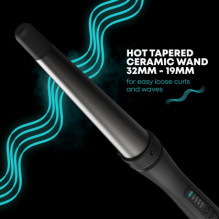 „Revamp WD-1000-EU Progloss“ didelių garbanų formavimo lazdelė „Revamp WD-1000-EU Progloss“ didelių garbanų formavimo lazdelė