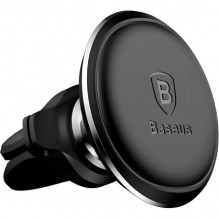 „Baseus“ magnetinis laikiklis automobiliui su oro išleidimo anga ir laido spaustuku, juodas „Baseus“ magnetinis laikiklis automobiliui su oro išleidimo anga ir laido spaustuku, juodas