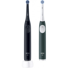 Oral-B iO2 Duo juodas / žalias Oral-B iO2 Duo juodas / žalias