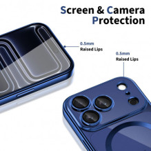 Tech-Protect Magflex Magsafe 17 Pro Max Shiny Deep Blue Tech-Protect Magflex Magsafe 17 Pro Max Shiny Deep Blue