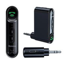 Adapter Baseus 3.5 mm, Bluetooth, black