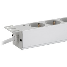 9er Steckdosenleiste 19" PDU LogiLink Hellgrau 9er Steckdosenleiste 19" PDU LogiLink Hellgrau