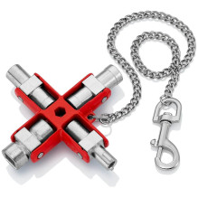 Universalus metalinis raktas skydams Knipex 00 11 06