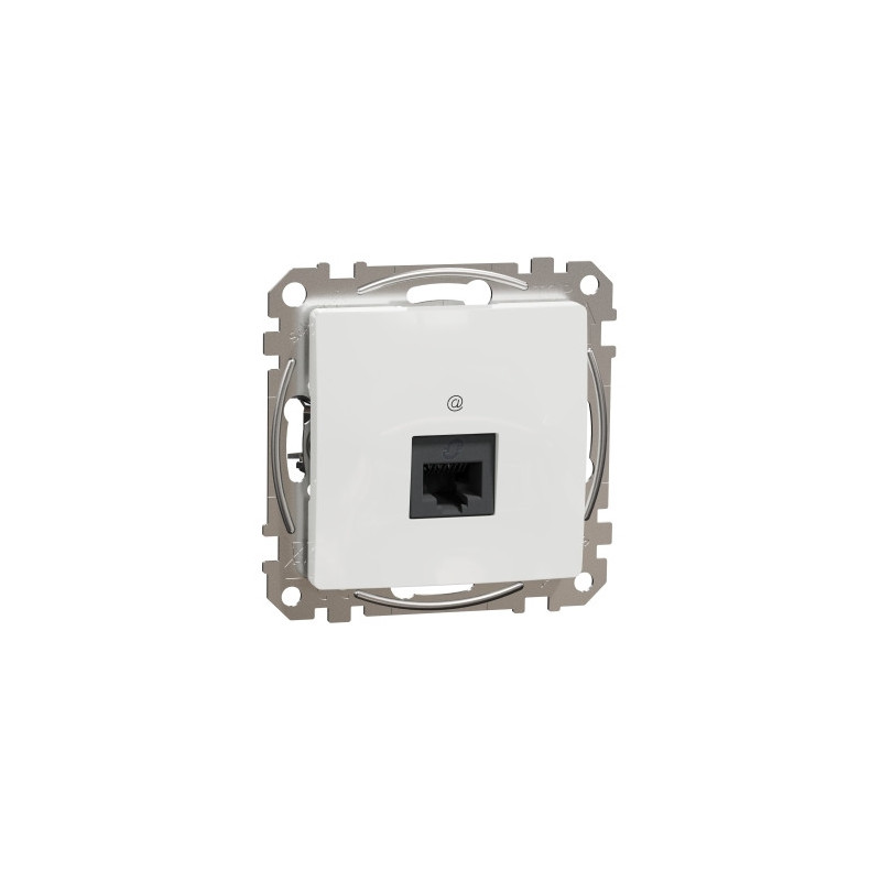 Kompiuterinis lizdas 1xRJ45 UTP cat.6 Schneider Electric Sedna Design SDD111461 (baltas)