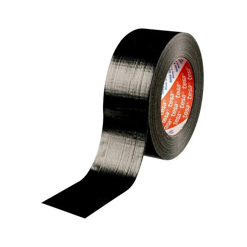 Fabric tape TESA STANDART (black) 50m x 48mm 04613-00046-00