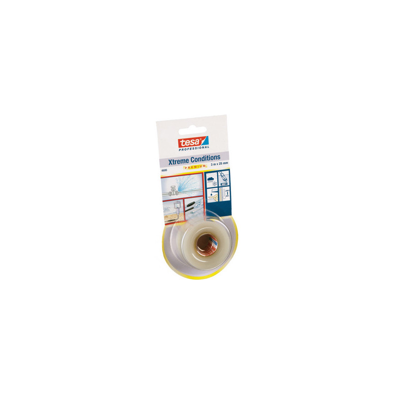 Vulcanizing silicone tape TESA XTREME CONDITIONS (colorless) 3m x 25mm 04600-00003-00