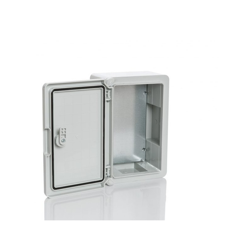 Plastikinė dėžė Plastim PP3010 (700x500x250, pilka, IP65, IK08)