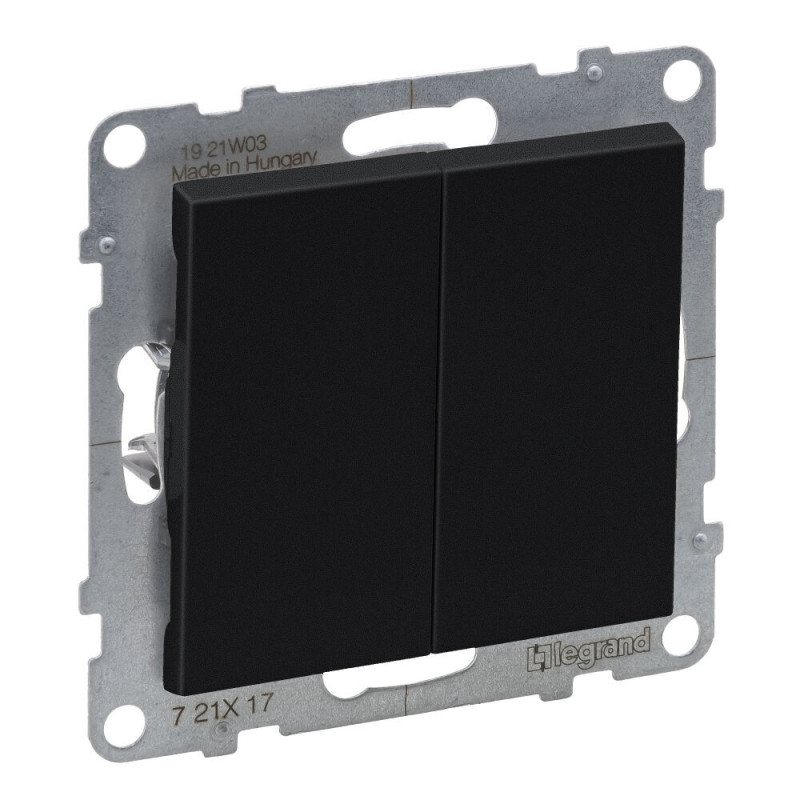 2nd class black button Suno Legrand 721417