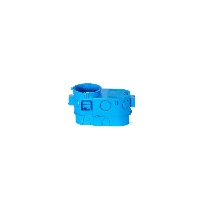 1 vt. dėžutė į gipsą Simet SE2x60 (62mm, mėlyna, behalogenė, IP20)