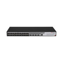 Komutatorius 28 prievadų Hikvision DS-3E2528-H (24x1000Mbps, 4xSFP, L2 valdomas, VLAN, RSTP)