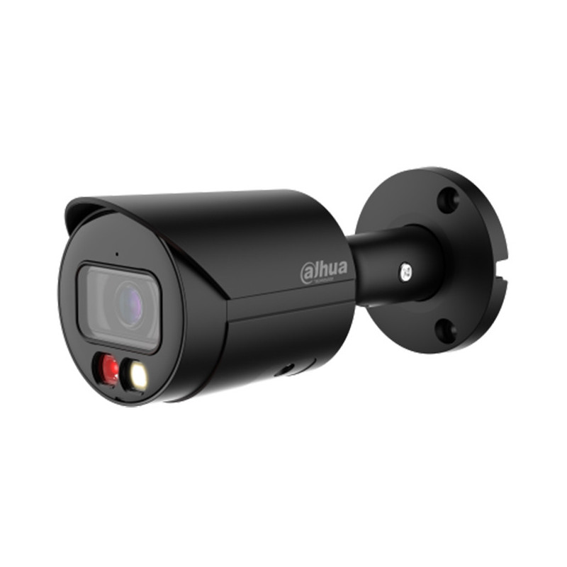 Dahua Bullet IPC-HFW2449S-S-IL-0280B F2.8 (Juoda, 4MP, ~95°, IR+LED 30m, IP67, PoE)