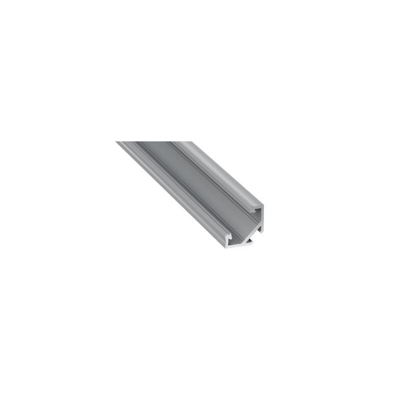 Aluminum corner profile for Lumines LED strips C (gray, 2m)