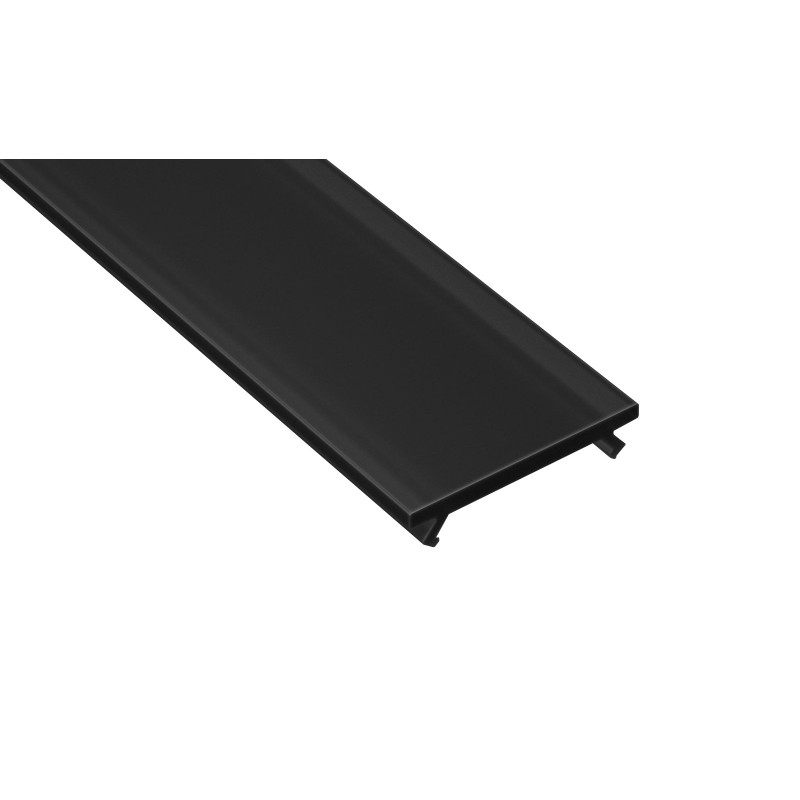 Matt cover for ABCDY profiles (2m, black)