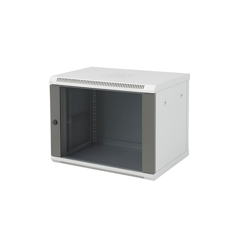 Komutacinė pakabinama spinta 19" 6U 600x450x368mm (surinkta)