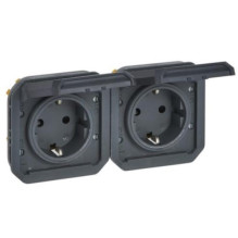 2-gang socket mechanism...