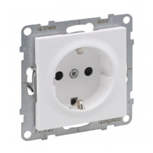 White socket outlet with...