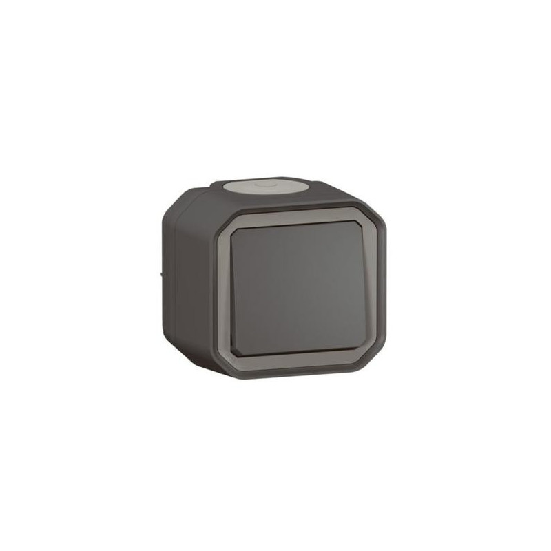 Overhead push button 1 v. PLEXO Legrand 069790L (anthracite color)