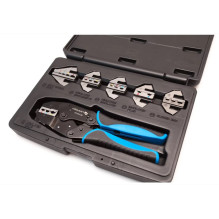 Contact crimping pliers set...