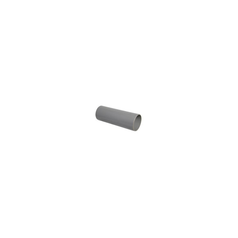 Straight connection for 20mm pipes with flared end, grey (250)