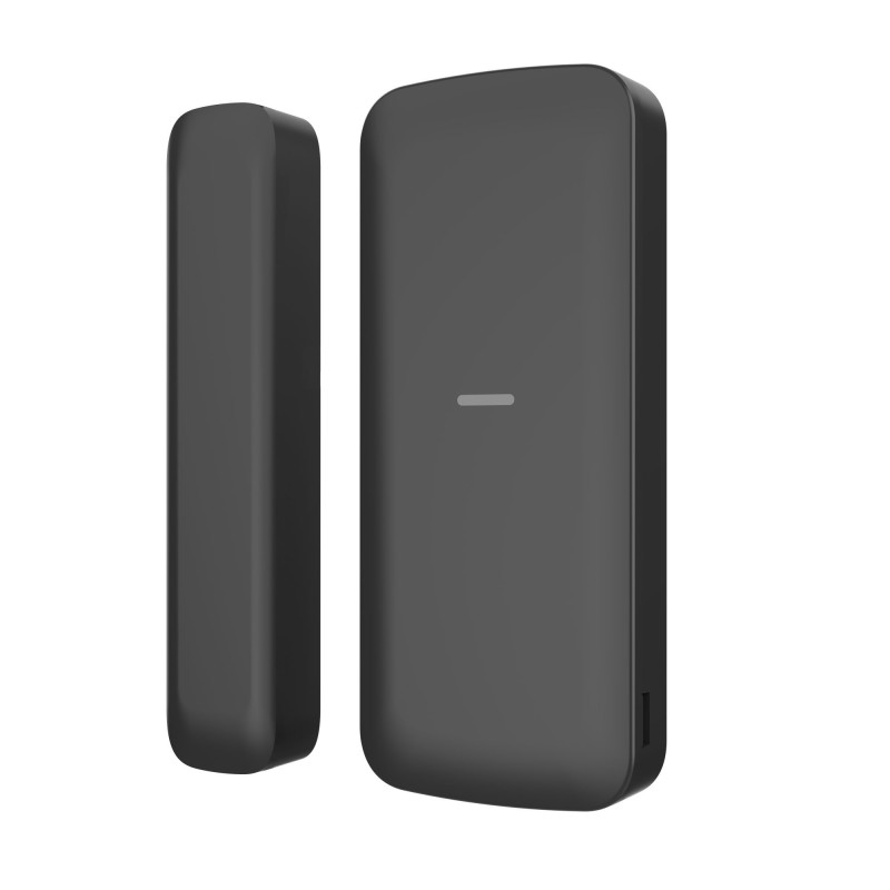 Hikvision plonas belaidis magnetinis jutiklis DS-PDMCS-EG2-WE(B) AX PRO (Juodas)