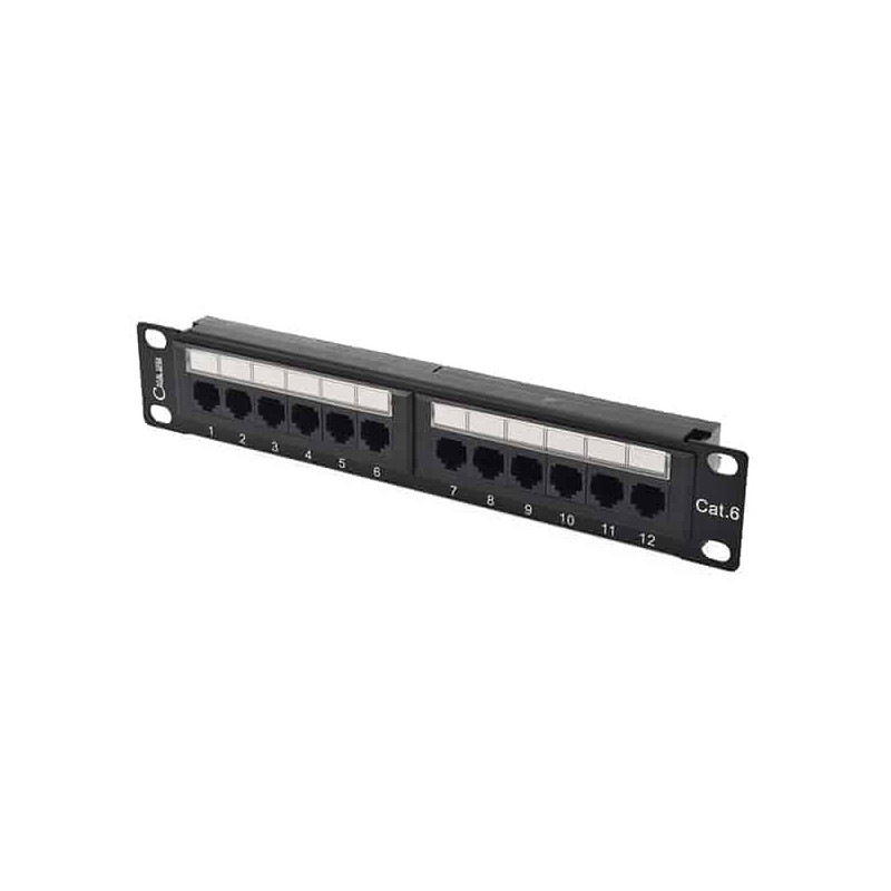 Komutacinė panelė 10" 1U UTP Cat6A 12 portų SW-UTPCAT6APP12-10