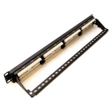 Patch panel 19'' UTP 24 ports