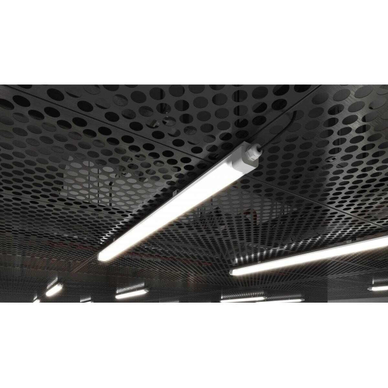 LUMIA LED šviestuvas (baltas, 36W, 4000K, 5200lm, IP66, 120cm) GTV LD-LUM120-36W-40