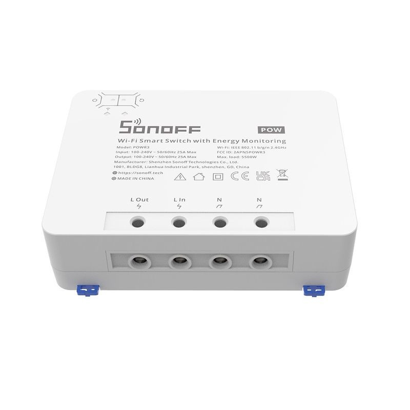 Energy controller with limiting function SONOFF POWR3 WiFi Smart