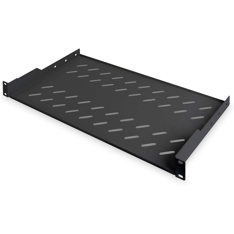 Fixed shelf 19" 1U L250 (black)