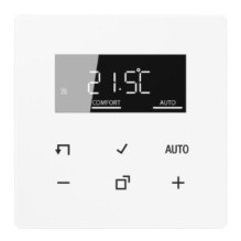 Thermostat with LCD display JUNG TRDLS1790WW (White, indoor, programmable)