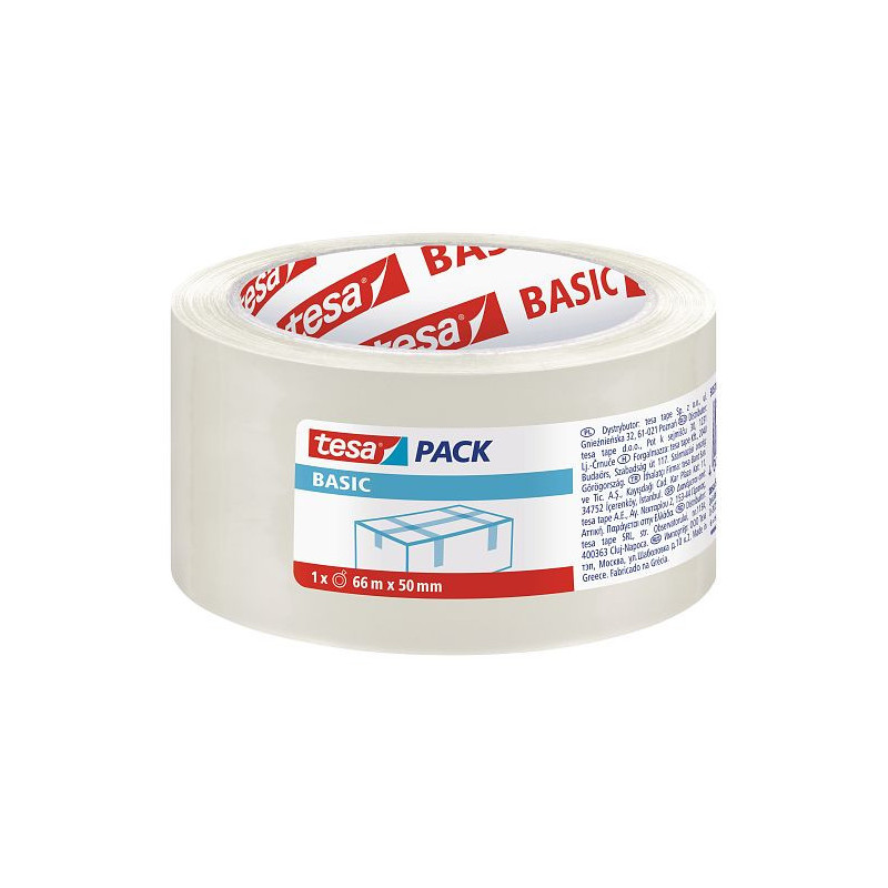 Packaging tape TESA BASIC 50m x 48mm 58572-00000-00