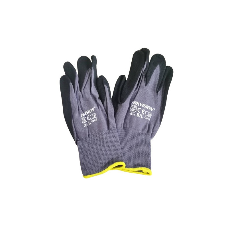 Hikvision work gloves coated with nitrile (nylon)