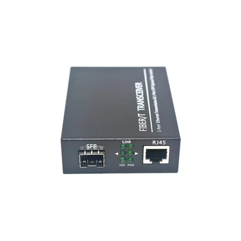 Optical converter AC101G-1T1F SM (1xRJ45, 1xSFP SC, WDM Tx/Rx, 10/100/1000Mbps, 20km)