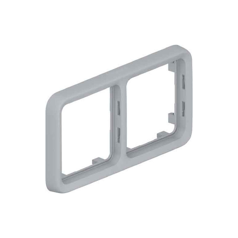 Top 2-gang frame Plexo Legrand 069683