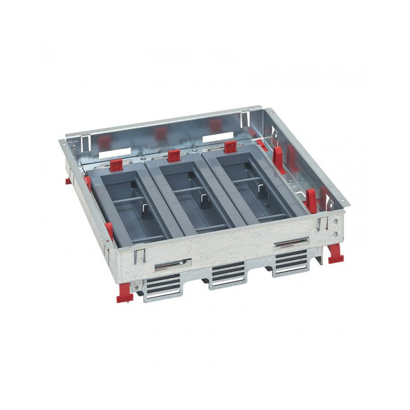 Grindinė dėžė 24mod. Legrand 088022 (281.3x281.3x77.7mm, pilka)